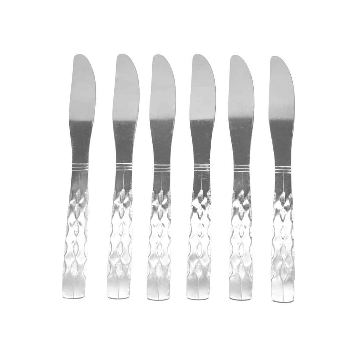 Raj Steel Dessert Knife Set (Set Of 6)