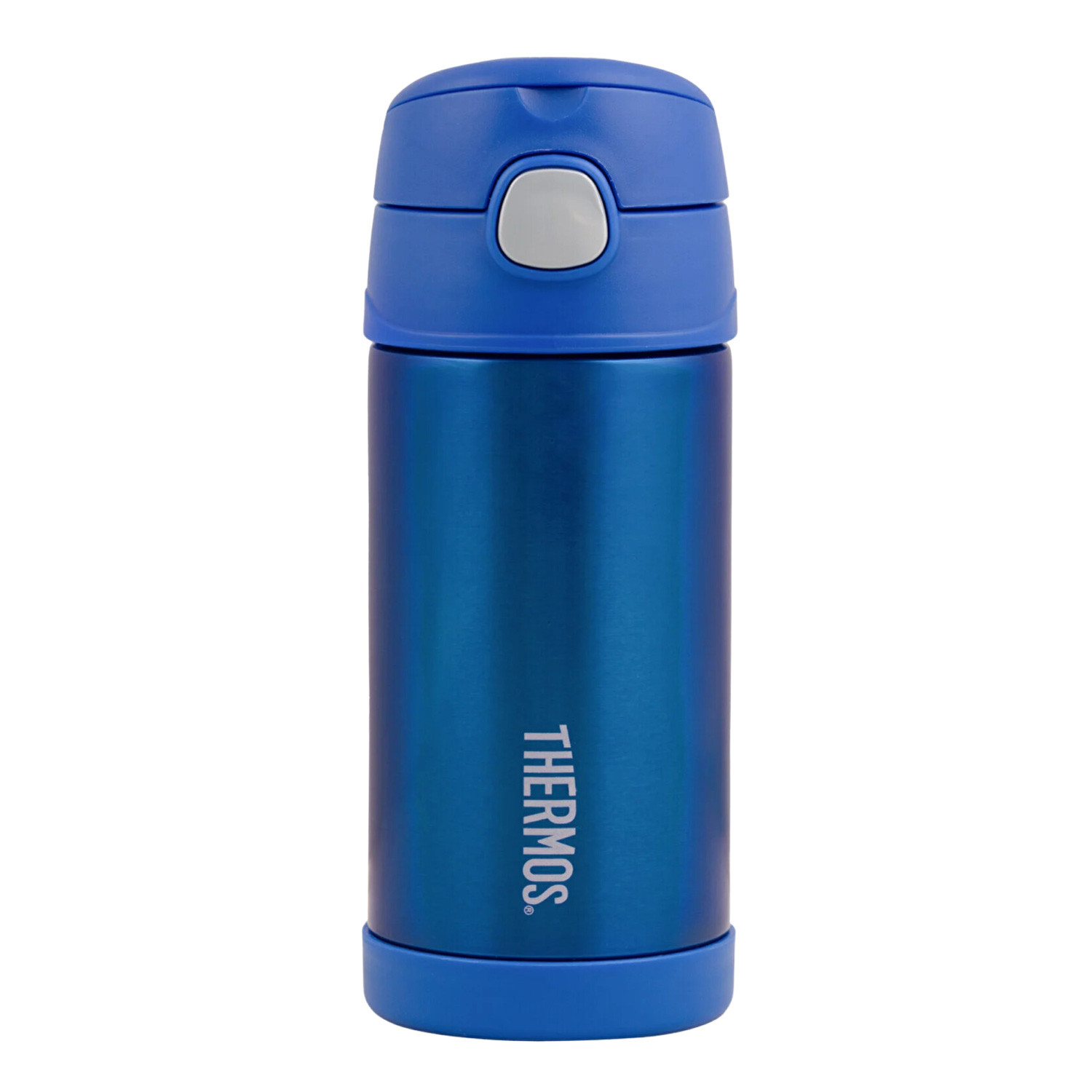 Thermos Funtainer Stainless Steel Kids Blue Bottle 355Ml, F40123Bl, Kids Water Bottle With Straw, Insulated Flask, Hydration Bottle With Lid