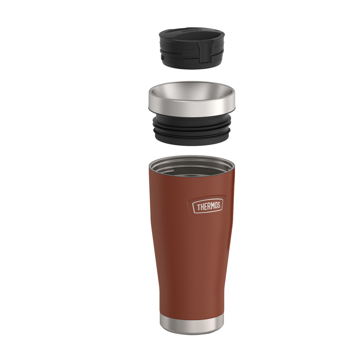 Thermos Icon Stainless Steel Vacuum Insulated Saddle Tumbler 470 Ml, Is1012Sd, Travel Mug, Tumbler With Handle, Coffee Mug