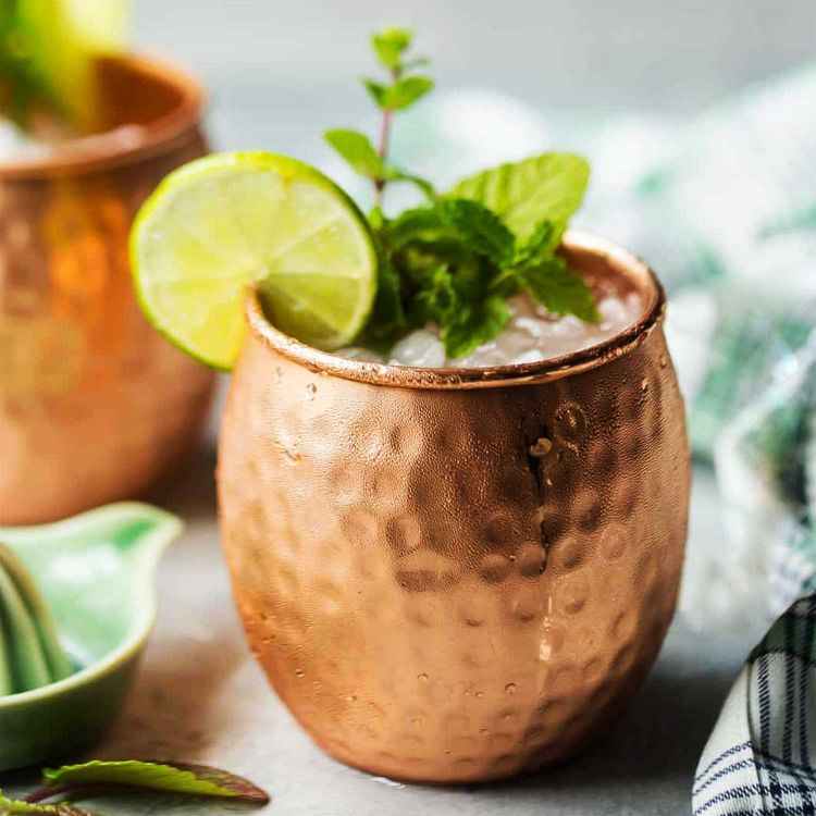 Raj Copper Mule Glass