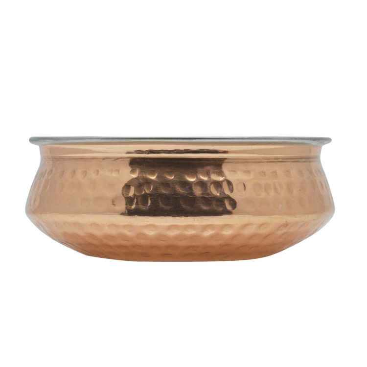 Raj Copper Serving Bowl (Handi)