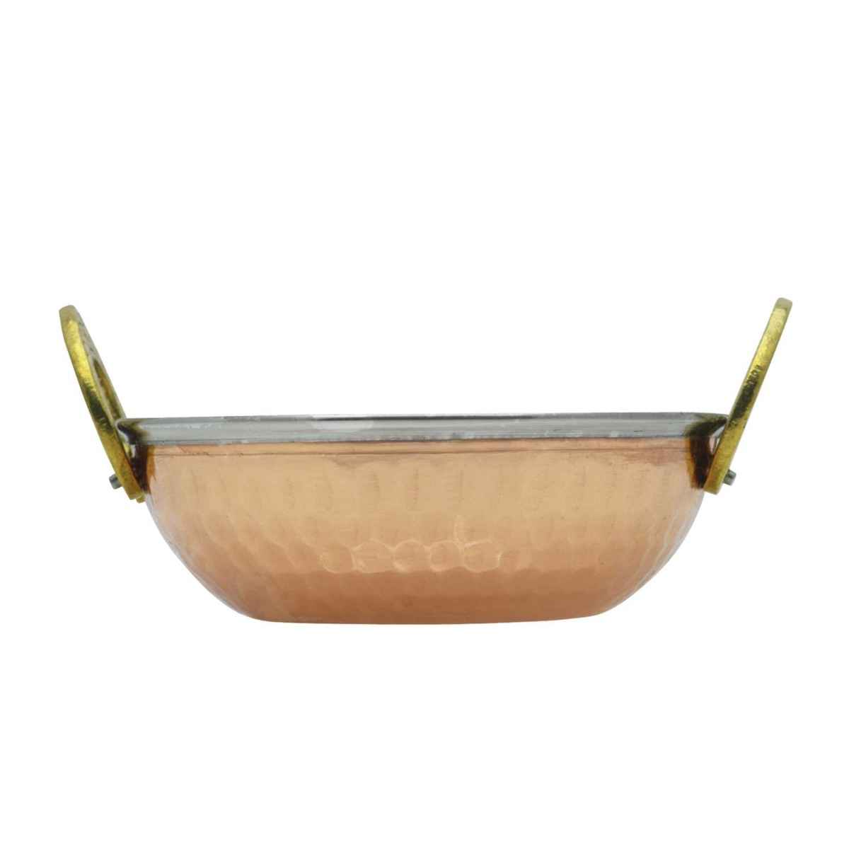 Raj Copper Serving Pot (Kadai)