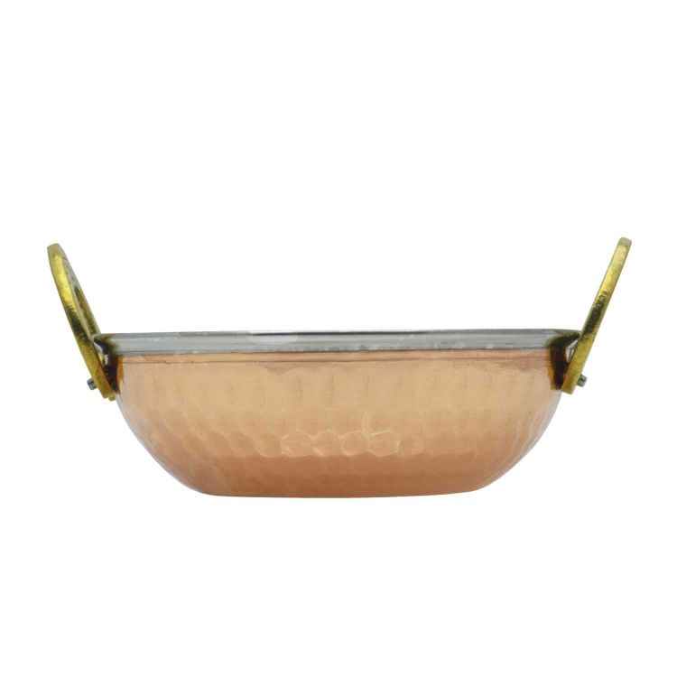 Raj Copper Serving Pot (Kadai)