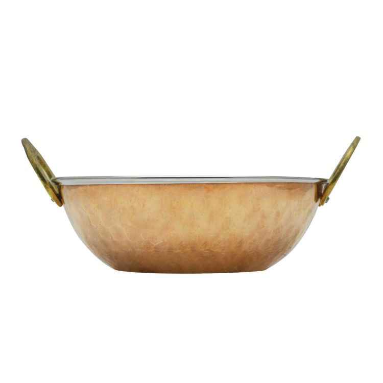 Raj Copper Serving Pot (Kadai)