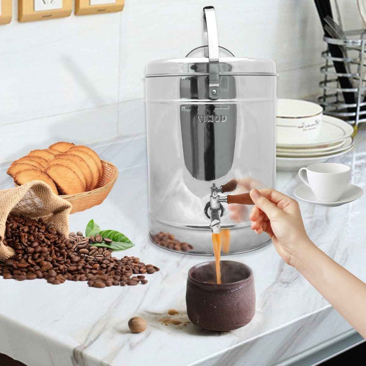 Vinod Steel Tea Dispenser