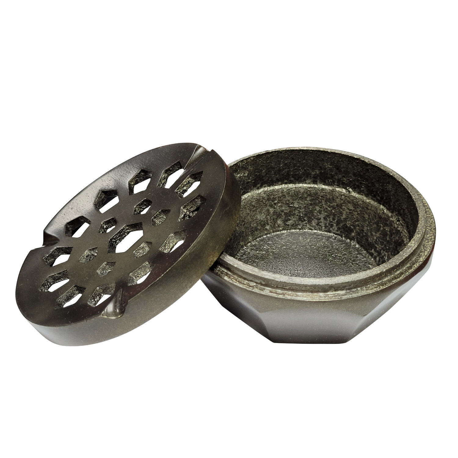 Raj Round Ash Tray - Bronze