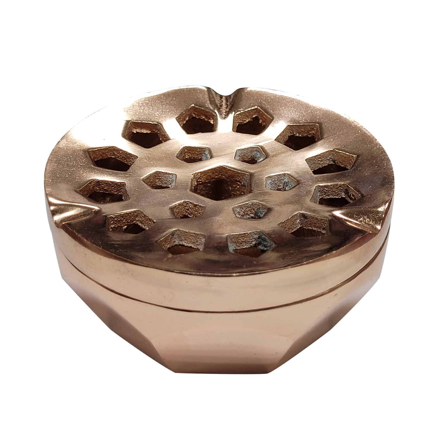 Raj Round Ash Tray - Copper