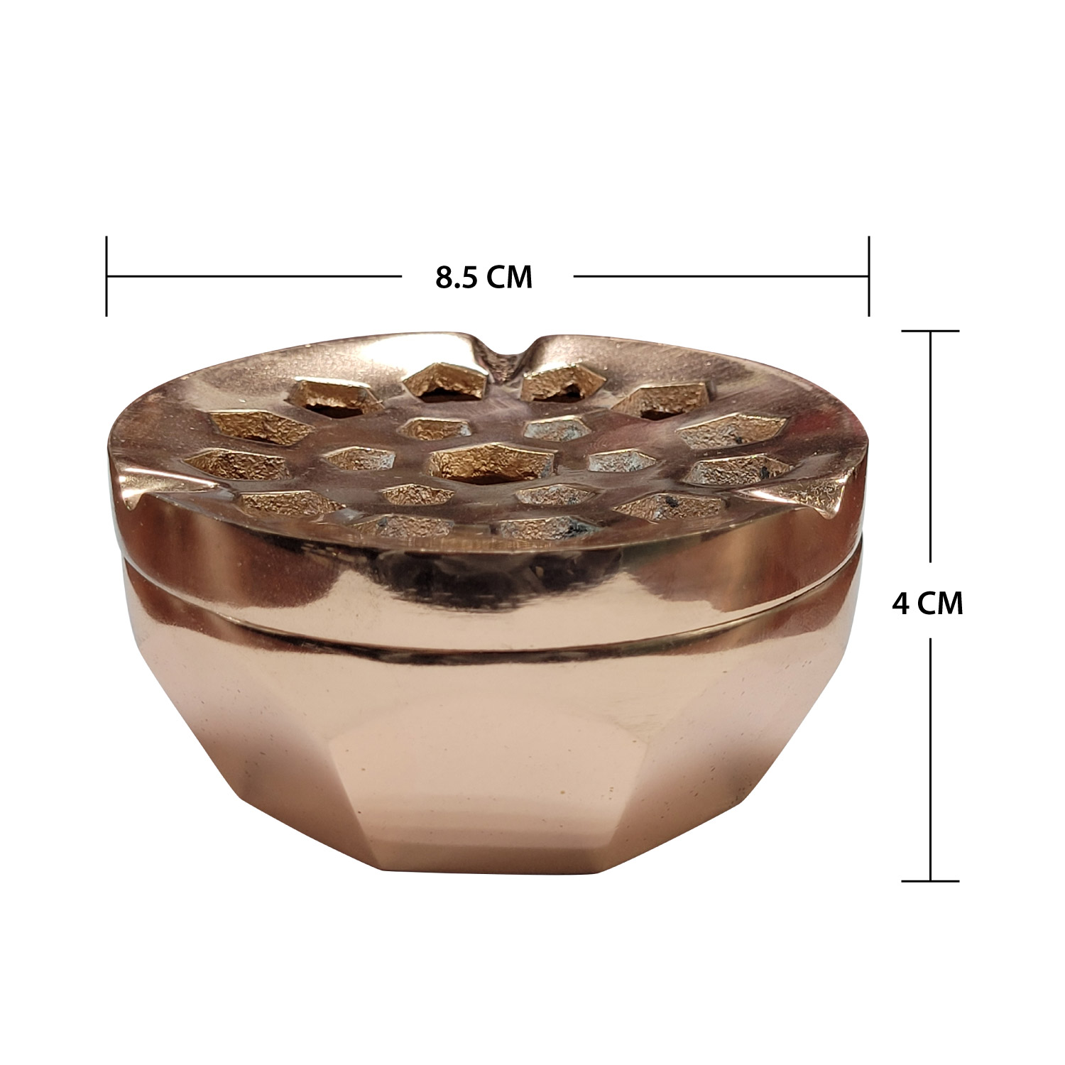 Raj Round Ash Tray - Copper